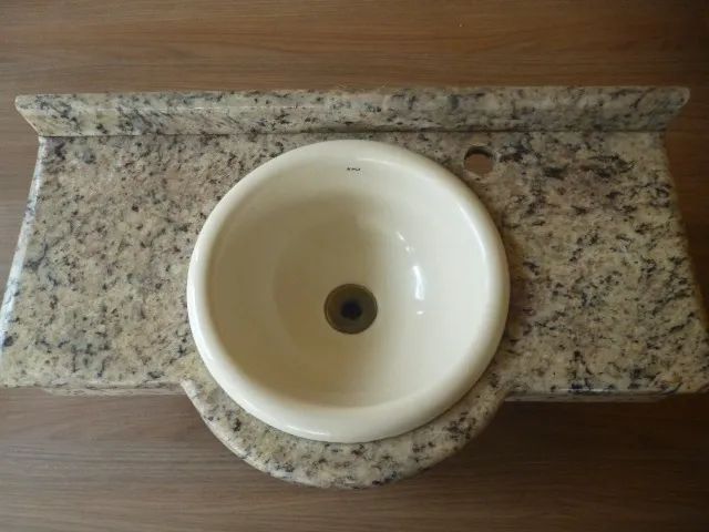 pia de banheiro com pedra - Foto 2