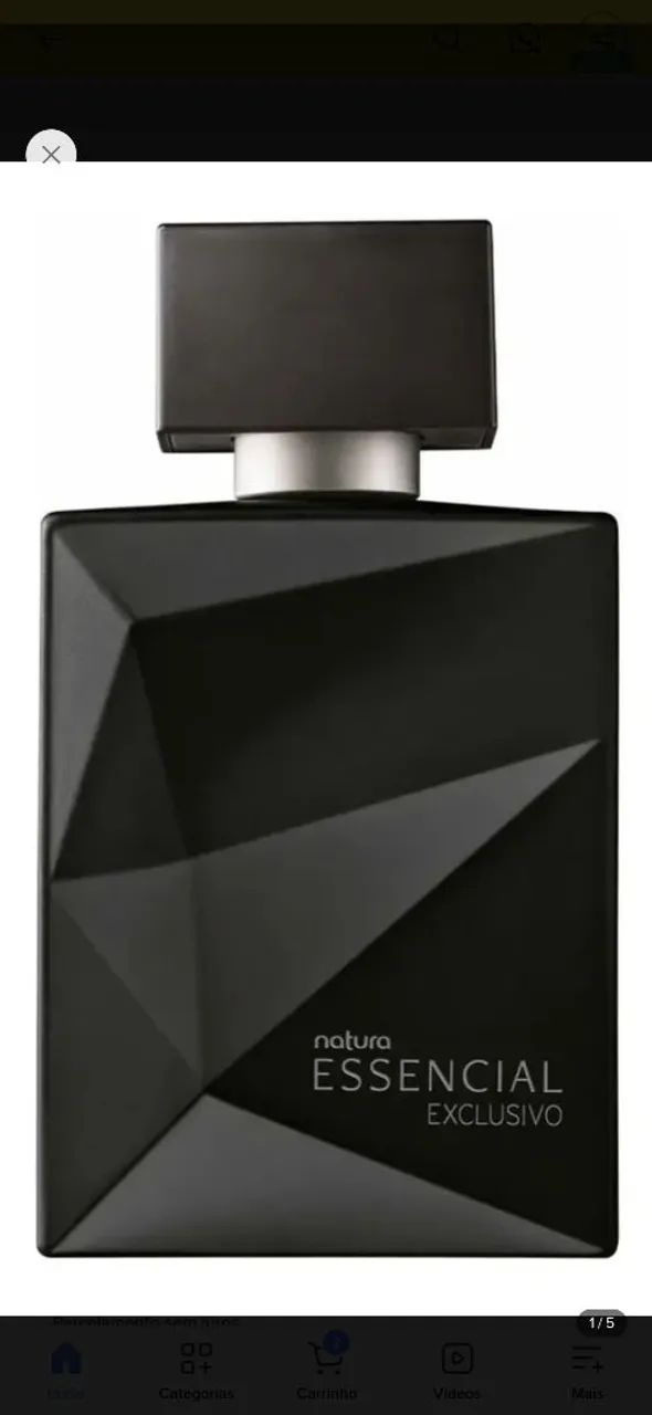 Perfume essencial exclusivo lacrado