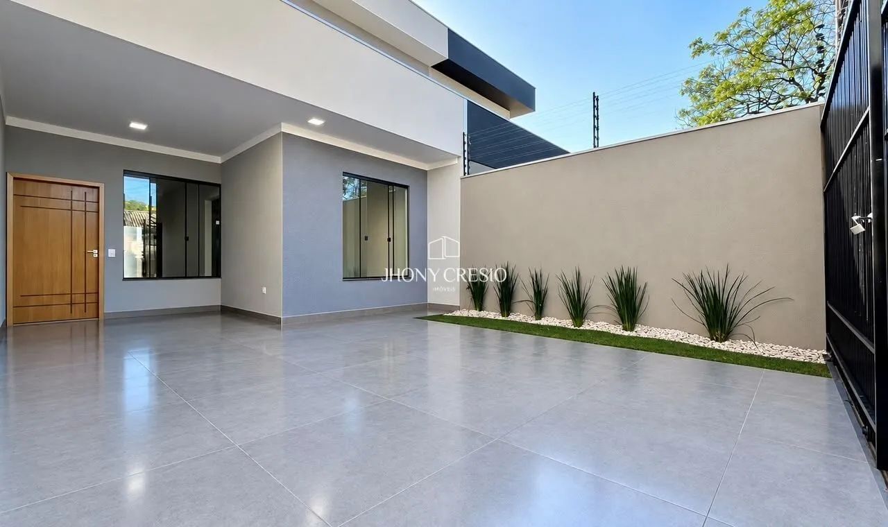 Casa nova no Jardim Itaparica com 3 quartos, suíte e área gourmet