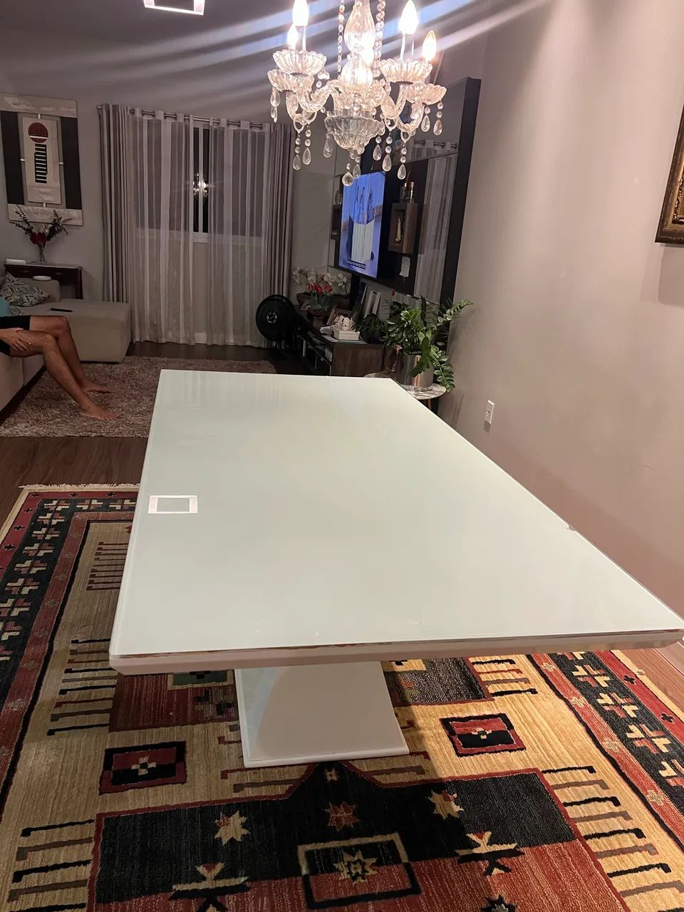 Mesa em laca branca  - Foto 3
