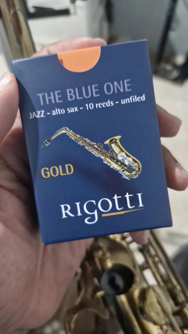 Palhetas Rigotti Gold Sax Alto