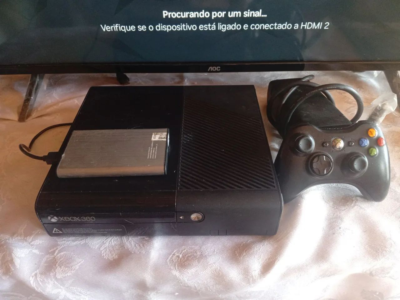 Xbox360 1tb + 80 jogos 