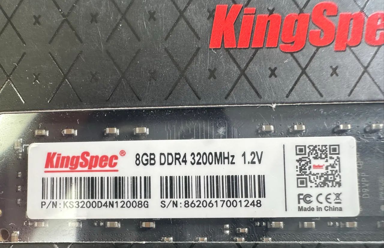 MEMÓRIA RAM NOTEBOOK KINGSPEC 8GB - Foto 2
