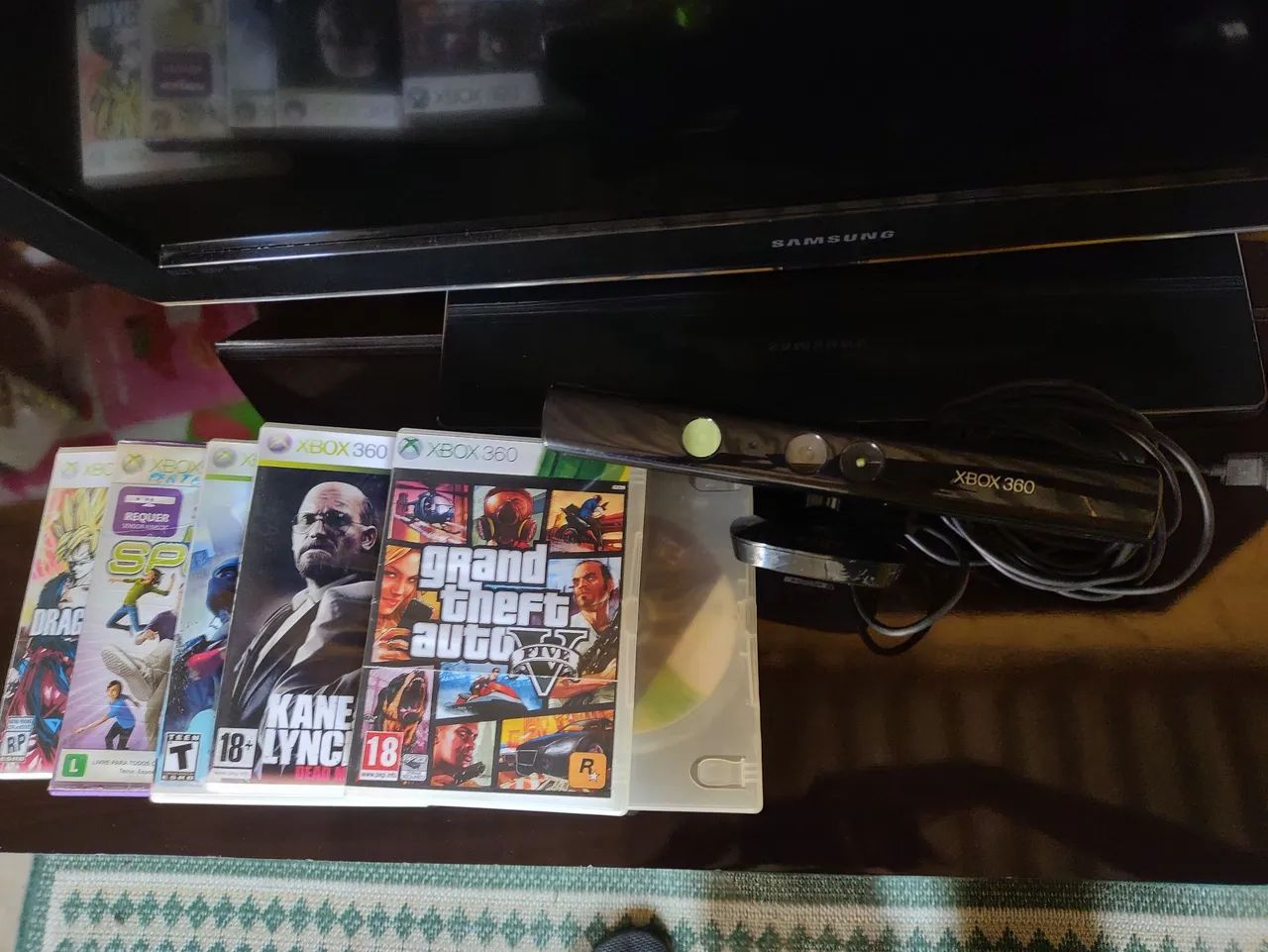 Kinect Xbox 360 + 6 jogos 