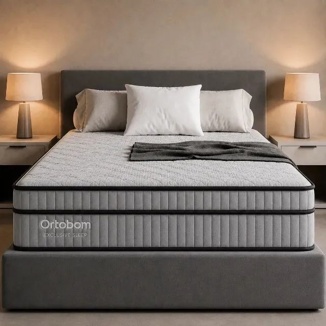 Colchão Casal Exclusive Sleep Ortobom Molas Ensacadas 32cm - Foto 2