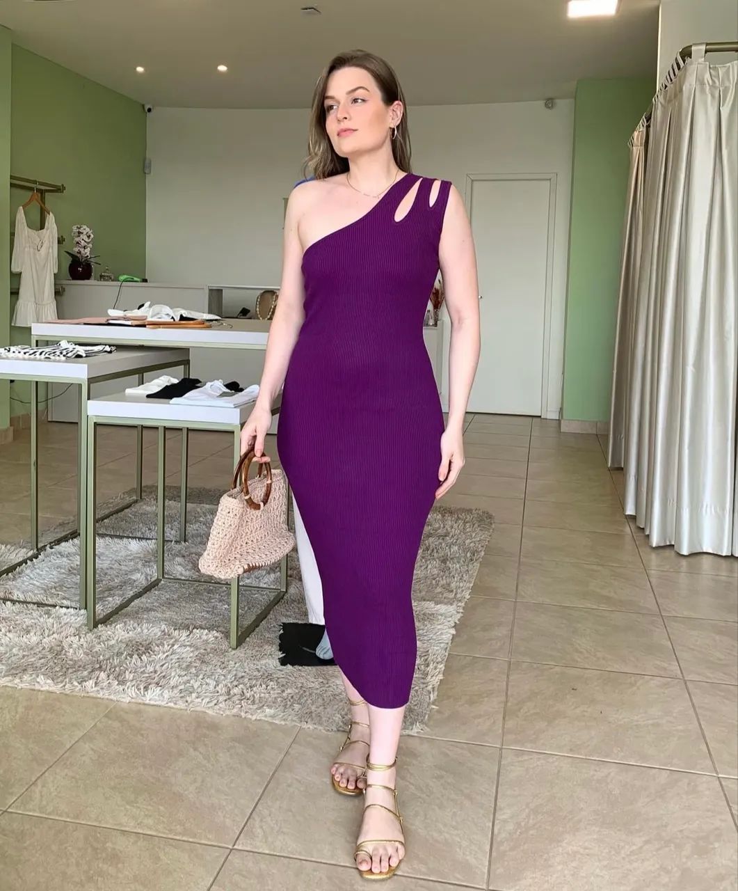 Vestido Tricô 