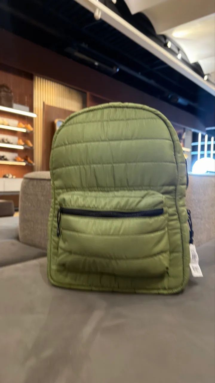 Mochila Nylon Verde Militar  - Foto 3