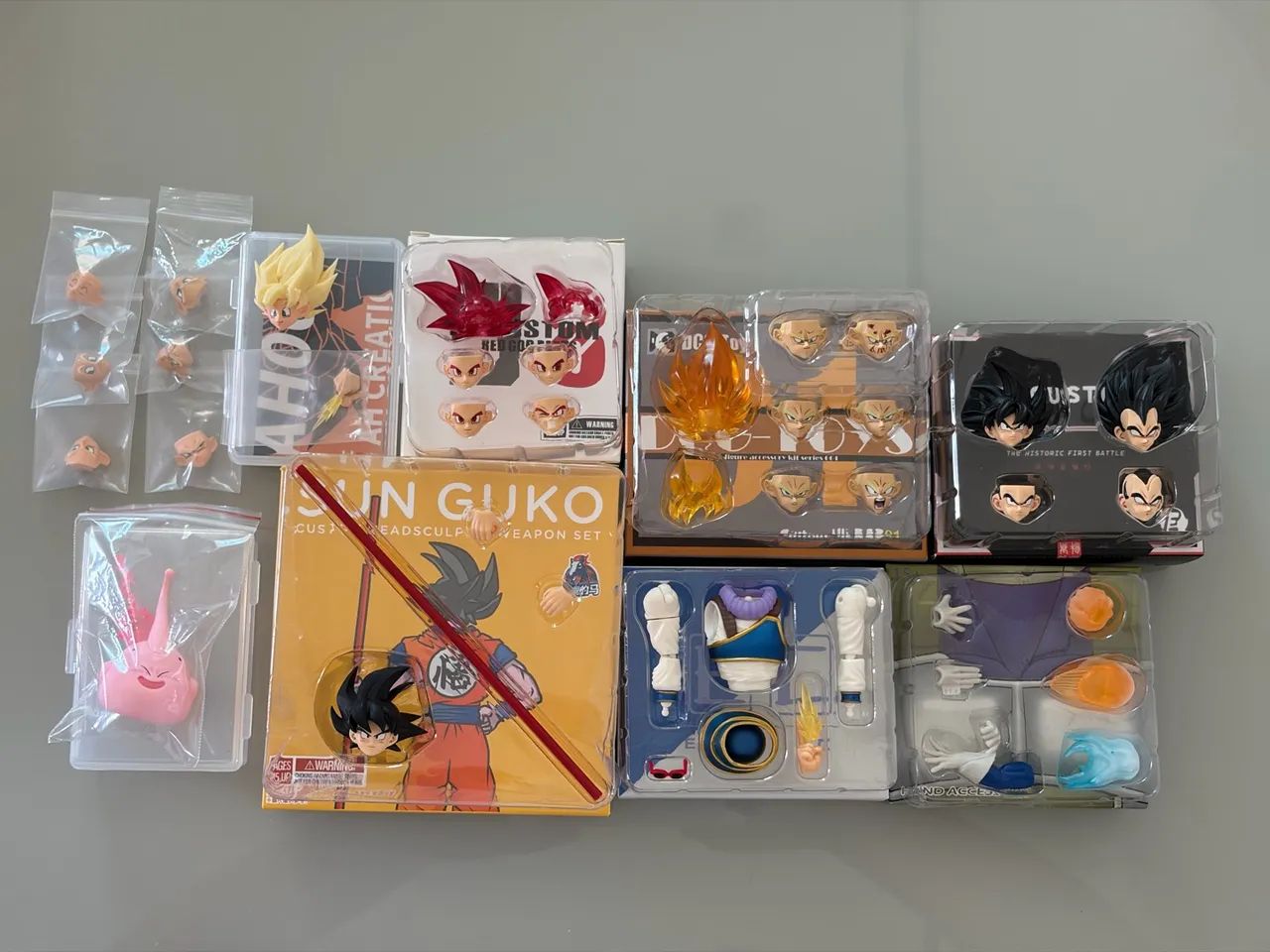SH Figuarts Acessórios Kits e Heads