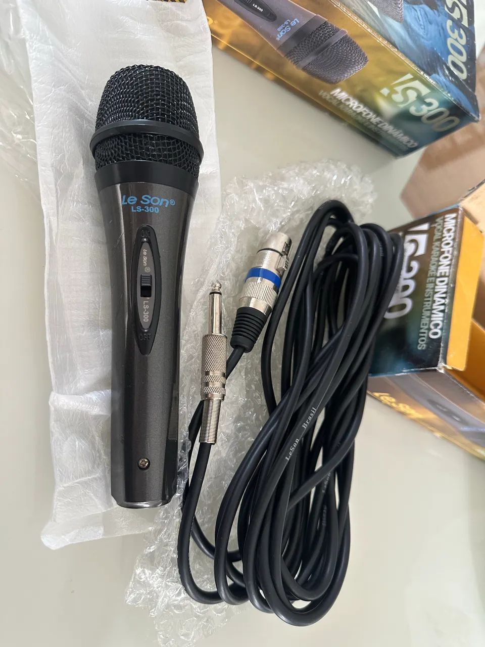 Kit 4 Microfones profissional 2 são novos Ls300 e 2 tectoy usado  - Foto 6