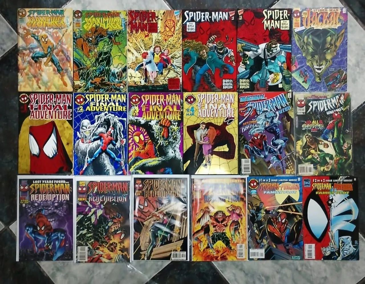 SPIDER-MAN CLONE SAGA (1994) COLEÇÃO IMPORTADA COM AS COMICS ORIGINAIS EM SINGLE ISSUES - Foto 6