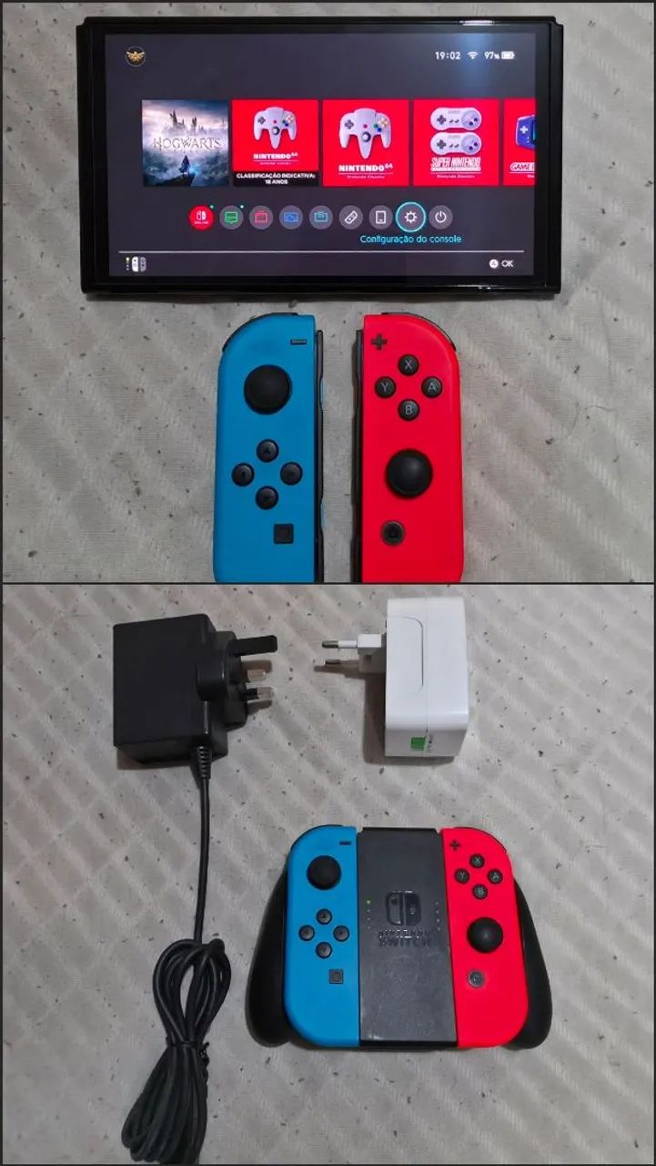 Nintendo Switch OLED 64GB - IMPECÁVEL - Foto 3