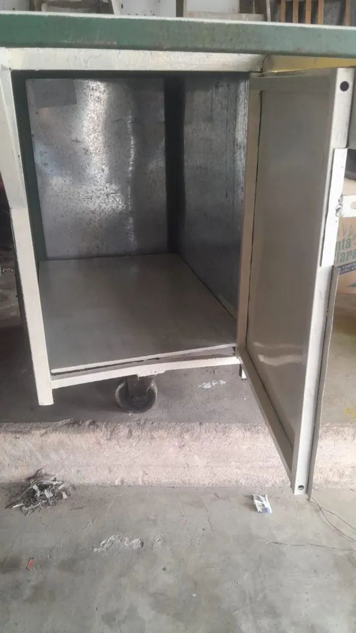 Carrinho metálico para ambulante com estoque - Foto 2