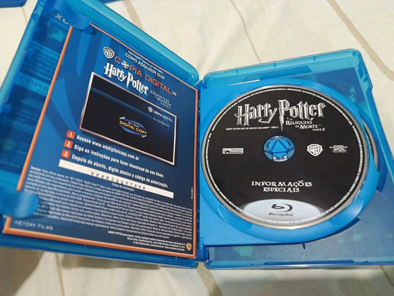 Bluray Harry Potter - e as relíquias da morte parte 2 - Foto 2