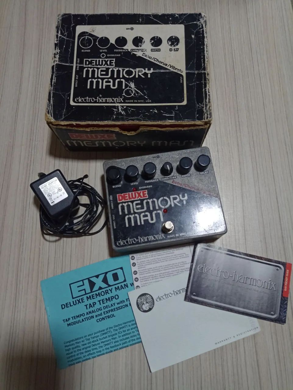Pedal Delay Eletro Harmonix Deluxe Memory Man 