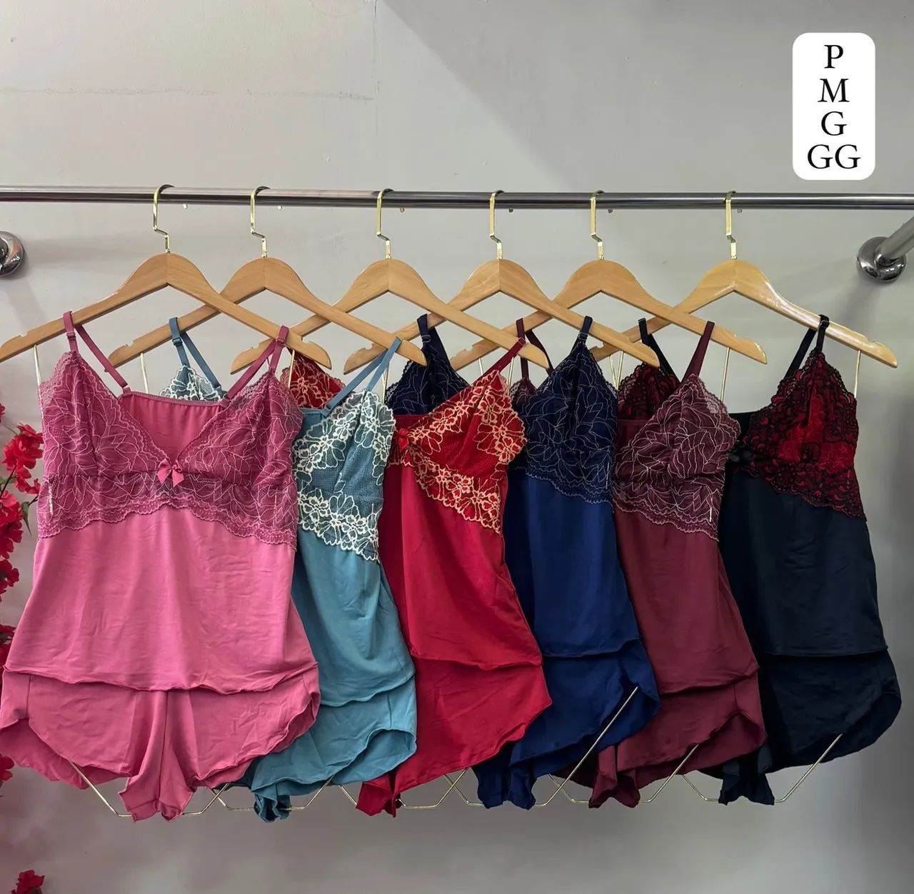 Lindos conjuntos de lingerie, babydool e camisolas - Foto 2