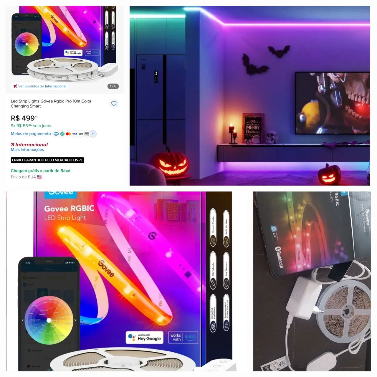 FITA LED GOVEE 10M - Foto 2