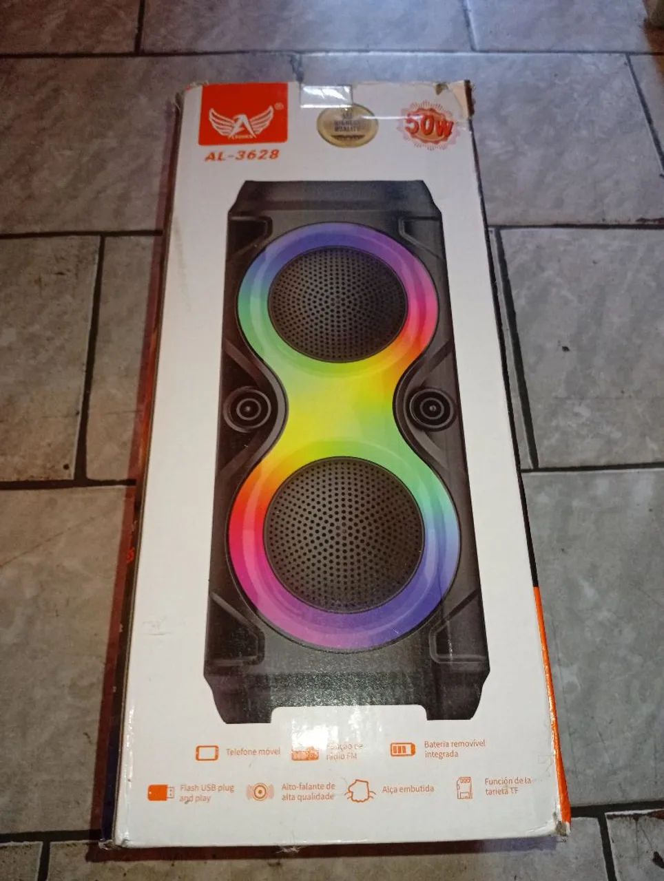 Caixa de Som Bluetooth 50W - Foto 2