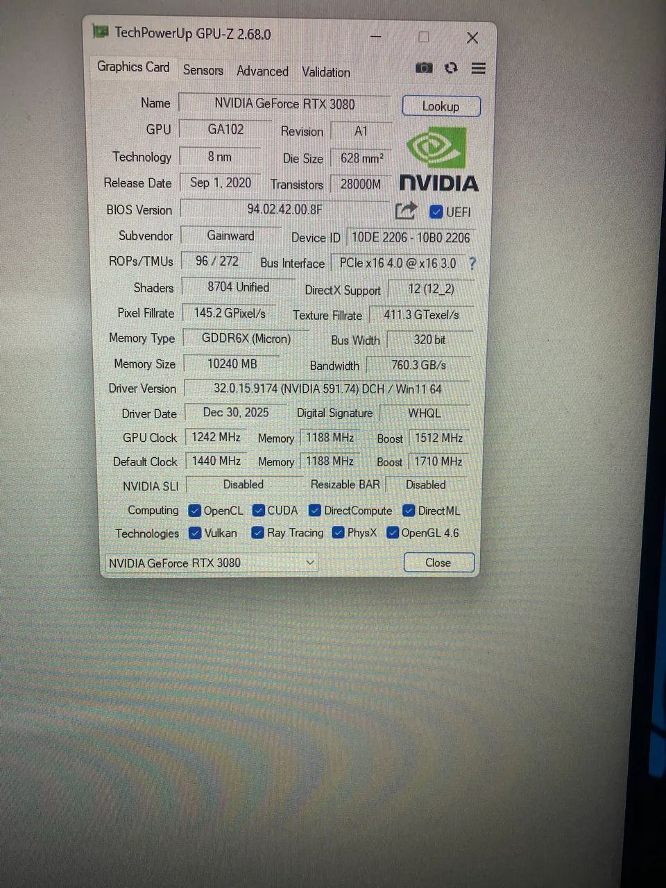 Rtx 3080 10gb  - Foto 2