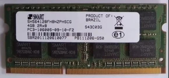 Memória RAM Notebook DDR3 Smart 4gb