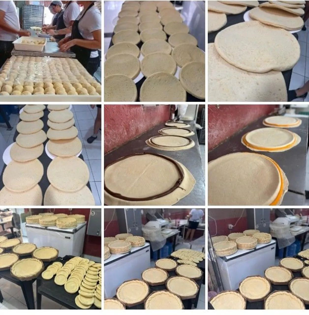 Massa pré assada de pizza 