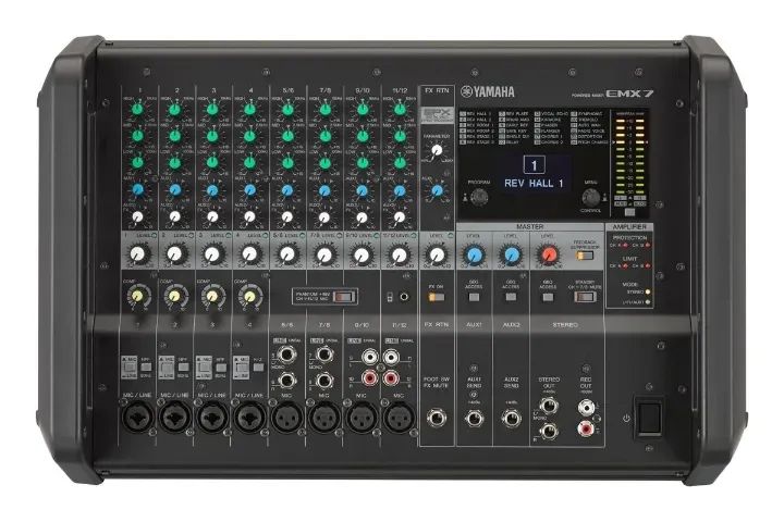 Mesa de Som Amplificada Yamaha EMX-7