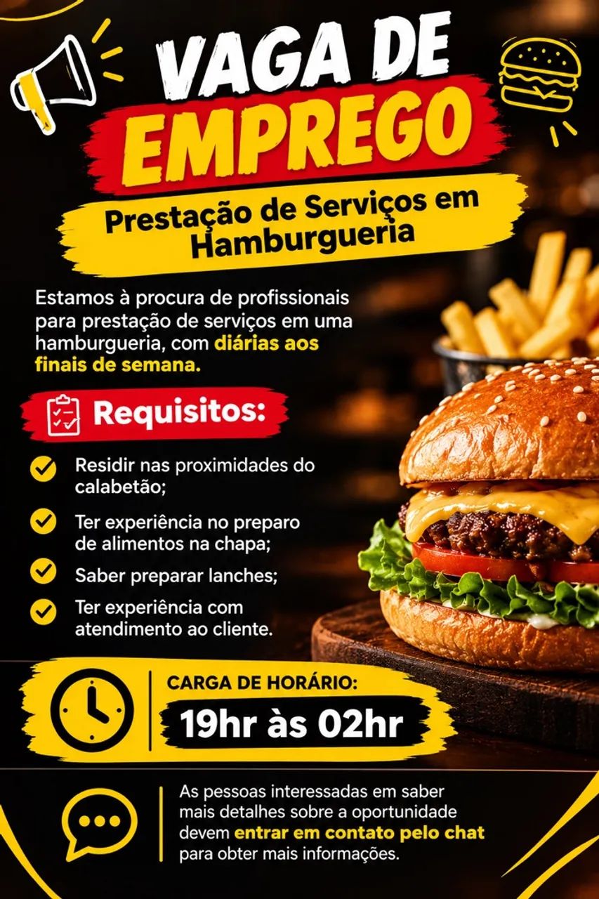 Vaga de emprego 