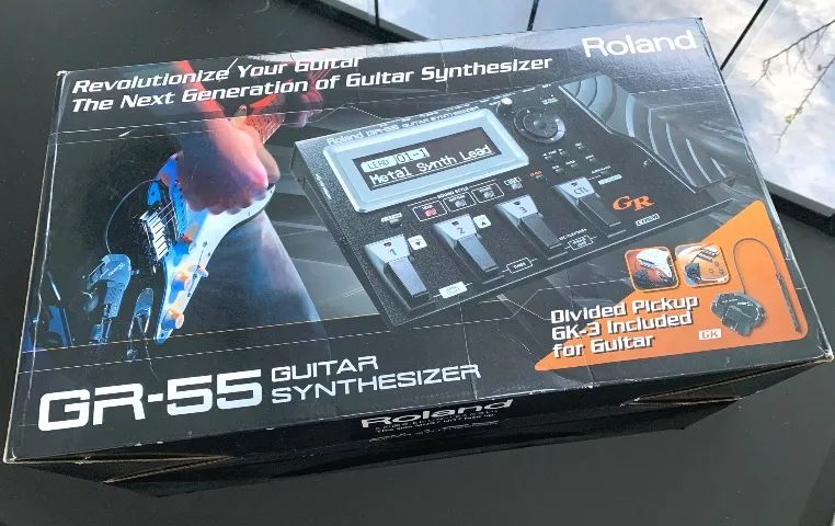 Pedaleira Roland Gr55gk Sintetizador Para Guitarra + Gk3