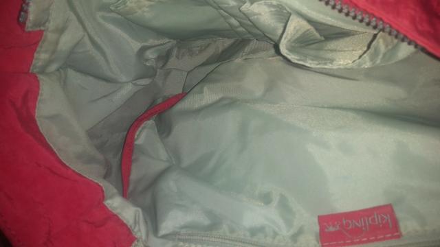 Kipling rosa bolsa