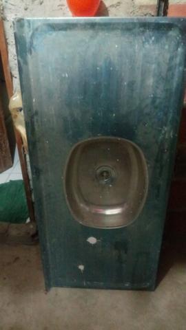 Pia de inox aceito cartao