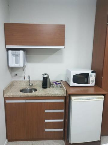 Linda Sala Comercial Mobiliada Andar Alto E Varanda - Foto 7