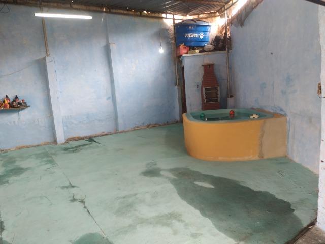 Casa mais galpao pilares
