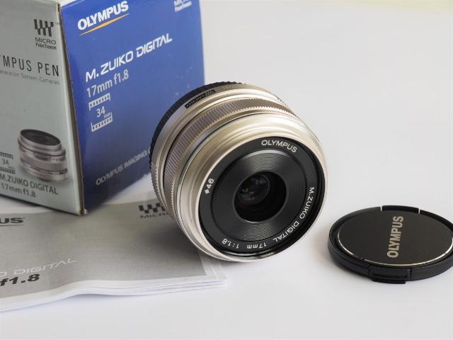 Lente Prime Olympus 17 mm F 1.8 M4/3 MFT Panasonic Bmpcc 4k - Foto 2