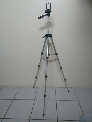 Tripé Alumínio Para Câmera e Celular 1.2m com Entrega Grátis - Foto 4