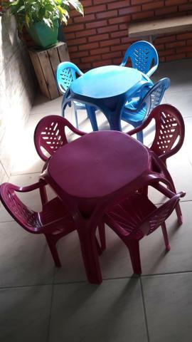 Locação Kit Mesinhas e Gangorrinhas