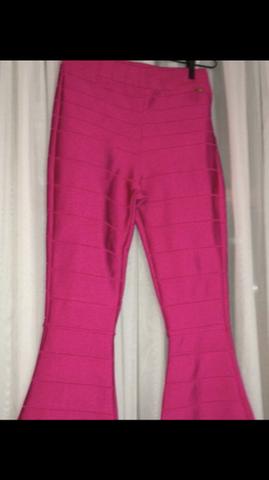 Calça bandagem acetinada - Foto 3