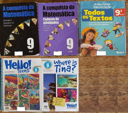 Livros do 9º ano com 65% de desconto