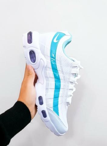 air max 95 branco e verde agua air max 95 branco e verde agua