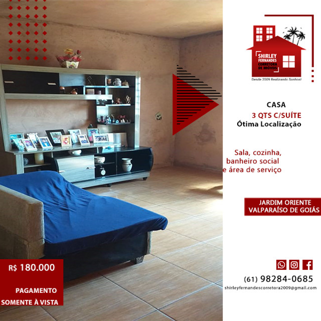 Casa 3 Qts c/Suíte Atrás do Colégio Cejo - Jardim Oriente - Foto 3