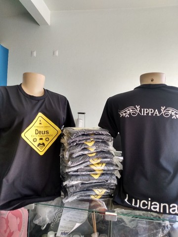 Silk bordado ou sublimação, camisas para empresas eventos e igreja  - Foto 5