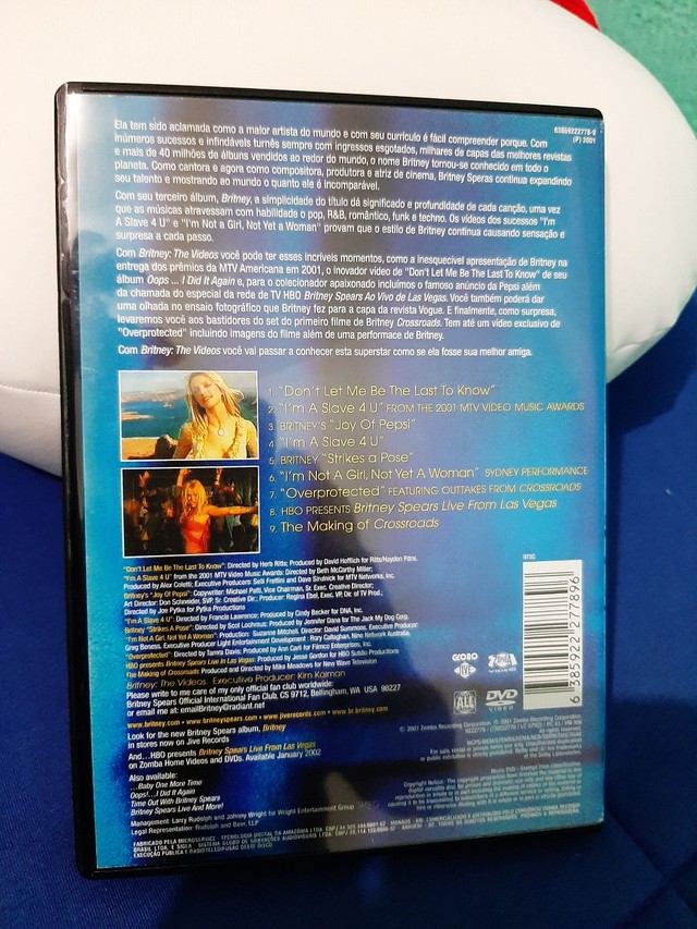 DVD Britney Spears The Vídeos  - Foto 2