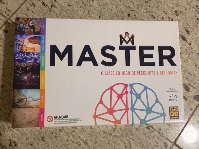 Jogo Tabuleiro Perguntas E Respostas Master Júnior Educativo