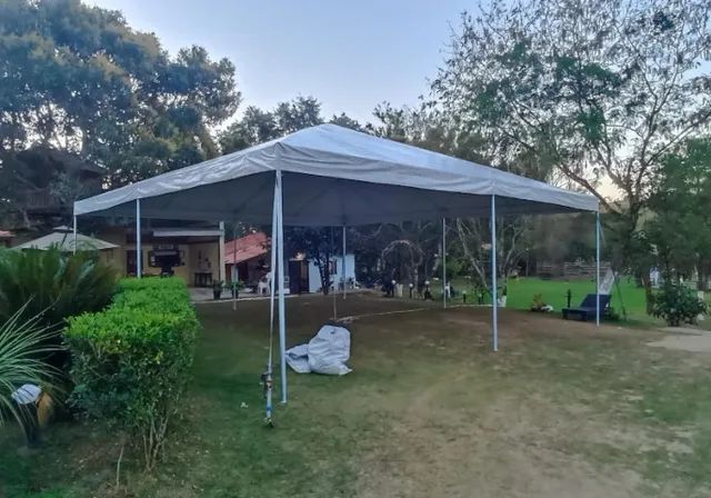 Tenda Tubular 12x8 Galvanizada! - Foto 4