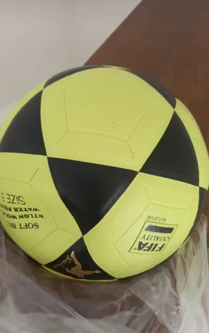 Bola de Futevôlei AX Esportes Amarelo e Preto - Mercadão Dos