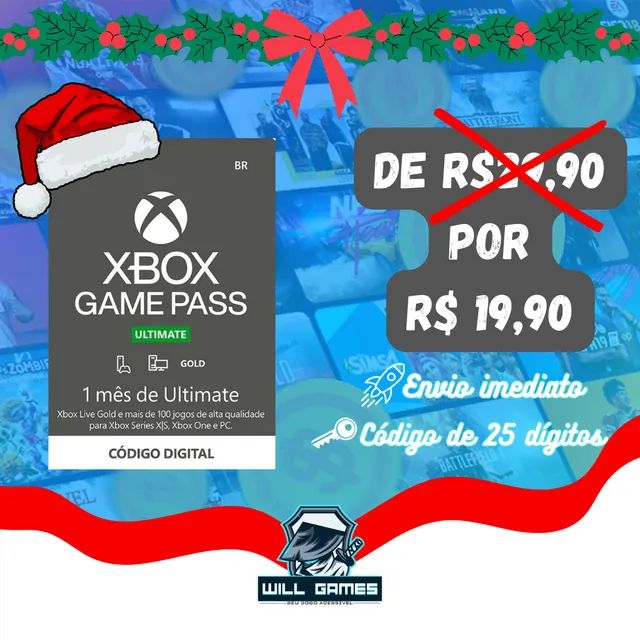 Xbox Gamepass Ultimate 1 Mes - Conta Compartilhada (Só Pc