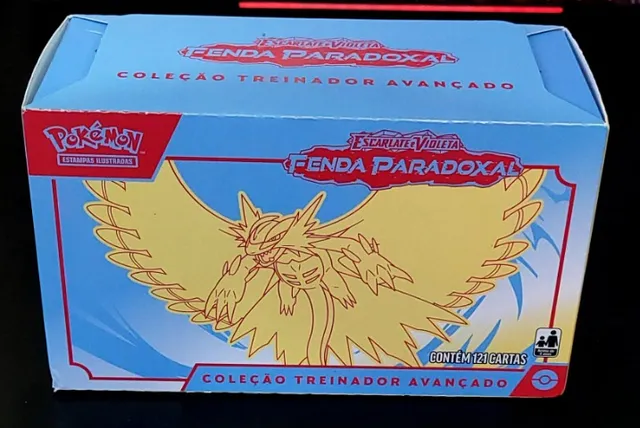 Box de Cartas Pokémon Escarlate e Violeta Miraidon Copag 121 Cartas