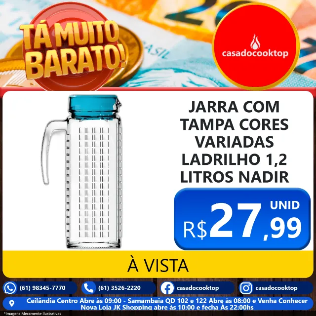 Jogo De Copo De Vidro Dose Com 6 Peças 40ml Barato Na Caixa