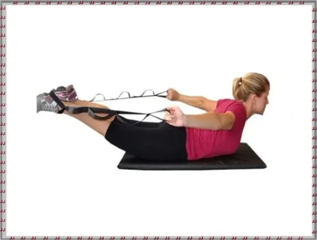 Fita De Alongamento Pilates Treinamento Fitness  - Foto 3
