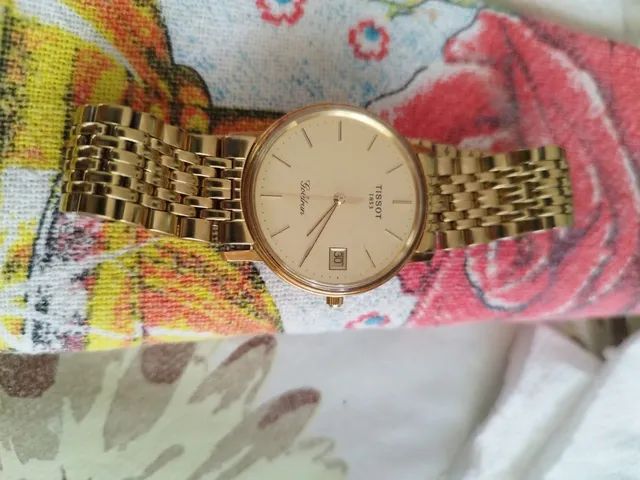 Rel gio sui o tissot 18k 1852 golden Acess rios Jardim Lind ia