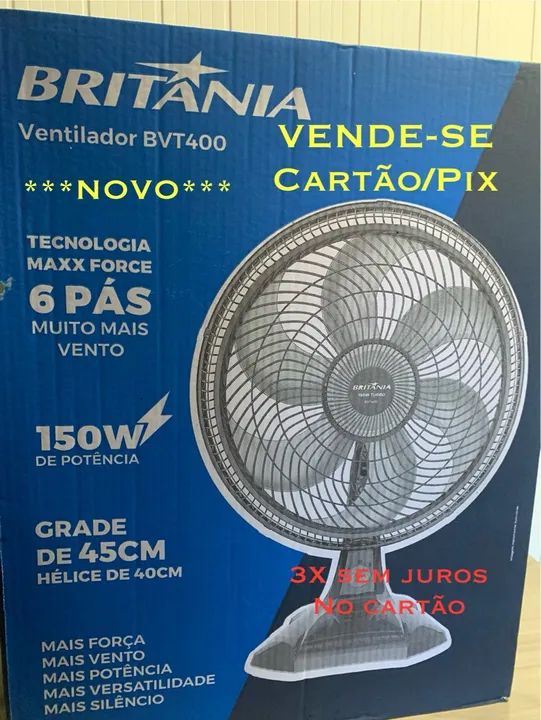 VENTILADOR BRITÂNIA NOVO - Foto 2