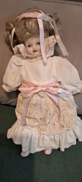 Antigas Bonecas de Porcelana Coleção - Foto 4